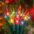 Hopolon Multicolor Easter Mini Lights, 2 Pack 100 Count 23FT Plug in by Hopolon