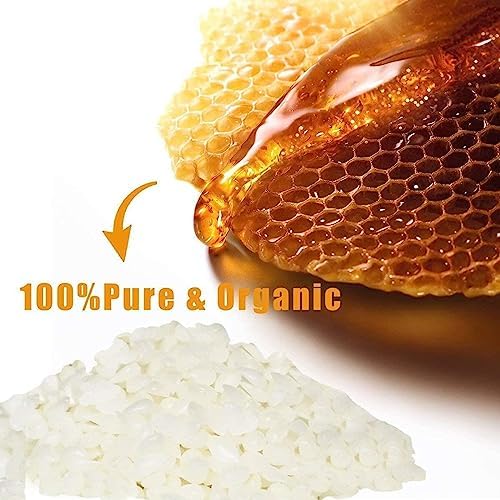 10 LB White Beeswax Pellets for Candle Making, Bees Wax Pastilles for Hair Care,Lip Balm, Soap Making Supplies, DIY & Craft Projects DIY (160 OZ)… - Image 2