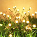 Flumy Solar Garden Lights Outdoor - 16 Pack 128 LED Firefly Lights Waterproof, Garden Decorations for Yard Patio Pathway Lawn Outside, Unique Gifts for Grandma Women, Solar Decor Warm White by Flumy