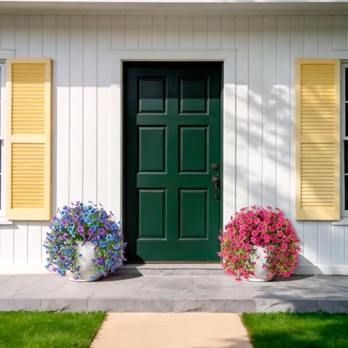 Artificial Faux Flowers Plants for Outdoor UV Resistant Summer Decoration - Image 5