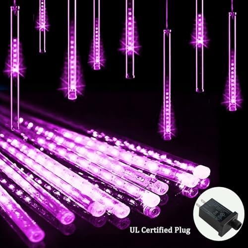 Adecorty Halloween Lights Outdoor, Purple Halloween Decorations, UL Plug - Image 2