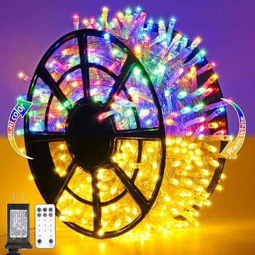 JMEXSUSS 500 LED Color Changing Christmas Lights by JMEXSUSS