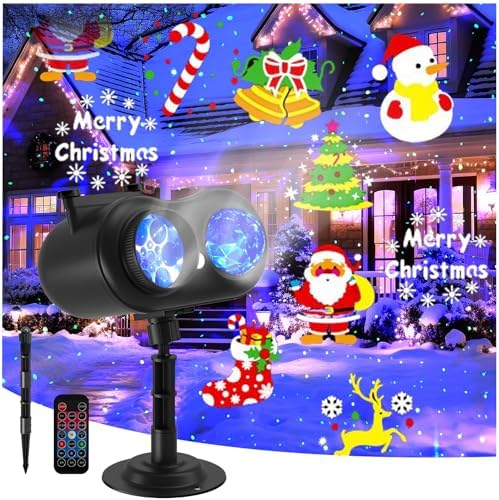 LIFFY Easter Decor Projector Lights Outdoor - 3 in 1 HD Effects (Firefly & Ocean Wave + 10 Slides & 10 Colors) Waterproof with Timer Holiday Landscape Light for Indoor Outdoor House Decor - Image 5