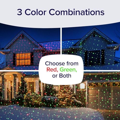 Star Shower Ultra 9 Outdoor Laser Light Show with Remote, AS SEEN ON TV, New 9 Unique Patterns, Showers Home w/Thousands of Lights, 3 Color Combinations, Motion or Still, Up to 3200 Sq Ft - Image 6