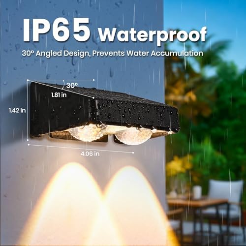 Solar Fence Lights Outdoor, Color Changing, Waterproof IP65, 20 Pack - Image 5