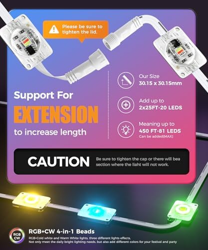 POOFZY Permanent Outdoor Lights for House,200ft RGB+IC Smart Outdoor Decor, 50 Scene Modes,App/Remote Control,IP67 Waterproof,for Christmas,Easter,V-Day,Thanksgiving,Daily & Holiday Party Decor - Image 4