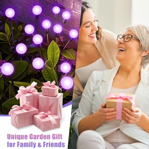 NBQQ Solar Lights Outdoor Waterproof 2 Pack of 12 LEDs Unique Gifts Women - Image 6