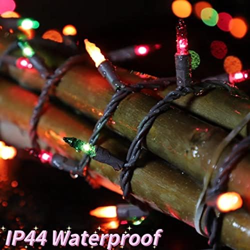 LAMPHOME Super-Bright Extendable Orange Purple and Green halloween Lights Decoration 150Lights 31.9ft UL Certified Mini Bulb String Lights Set for Outdoor Halloween Christmas Tree Garden Holiday Decor - Image 3
