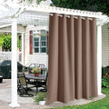 RYB HOME Outdoor Curtains for Patio Waterproof Privacy Thermal Insulated by RYBHOME