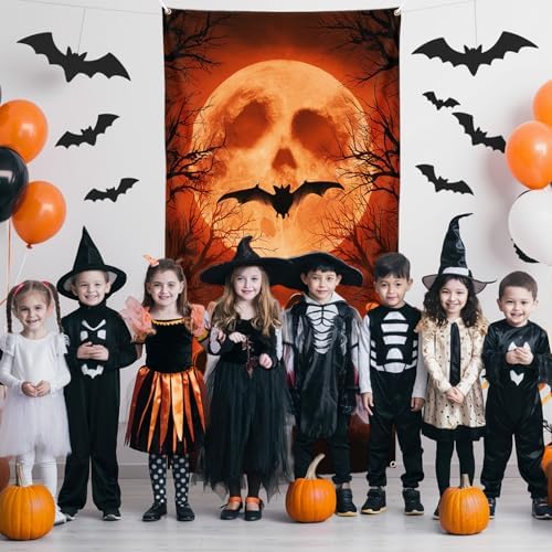 Halloween Door Cover, Horror Halloween Door Decorations for Front Door - Image 3
