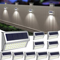 ROSHWEY Solar Deck Lights, Suitable for Fence Step Stair-Cool White-10Pack by ROSHWEY