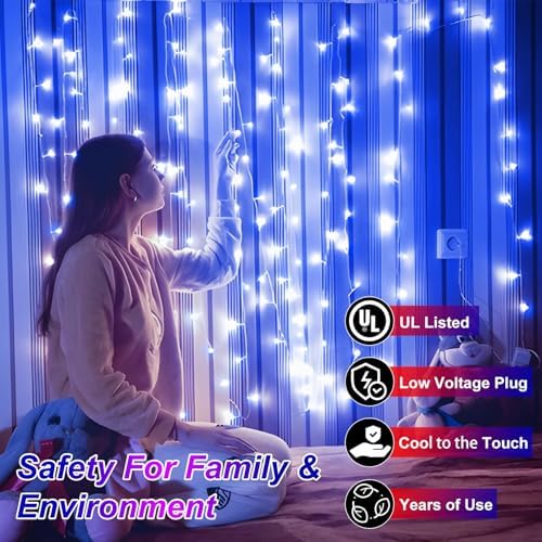 750 LED 256ft Outdoor Christmas Lights, Super Long String Lights 8 Modes - Image 5
