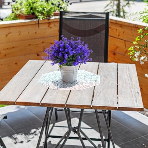 RECUTMS Fake Outdoor Flowers Artificial Purple Flowers Plants,Springs Decor - Image 4