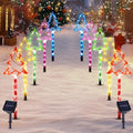 BRIGHTDECK Solar Christmas Tree Pathway Lights Outdoor Decorations, 10 Pack by BRIGHTDECK