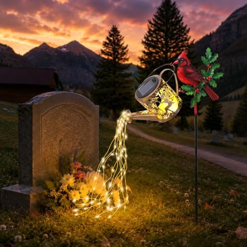 Cardinal Solar Light Sympathy Gifts for Loss of Loved One Memorial - Image 4