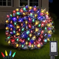 Led Christmas Net Lights Outdoor Connectable, 120LED 5ft x 6ft Waterproof 8 Modes Black Wire 29V Plug in Mesh Lights for Garden Yard Bushes Trunk Tree Decor by DolunvoLLC