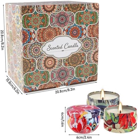 36-Pack Long-Lasting Scented Candles Gift Set, 2.5oz Soy Wax with Essential Oils for Aromatherapy and Home Fragrance, Perfect as Christmas, Valentine’s Day, Holiday Relaxation Gifts, and Cozy Atmosphe - Image 4
