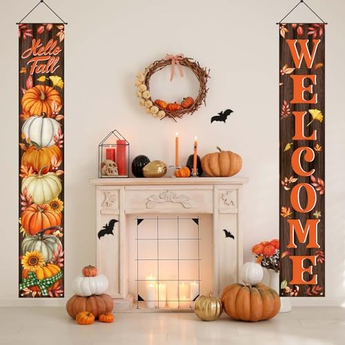 2Pcs Fall Decorations Porch Banner - Image 6