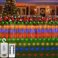 echosari Net Lights Battery Powered, 6.6 x 9.8Ft 200 LED Net Bush Lights by echosari