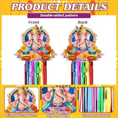 DoubleFill 8 Pcs Zombie Halloween Hanging Decorations, Windsocks Diwali - Image 4