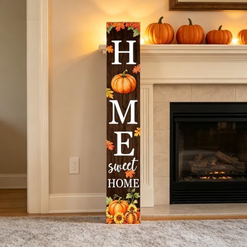 Fall Welcome Sign For Front Porch 47" Home Sweet Home Door Decor - Image 4