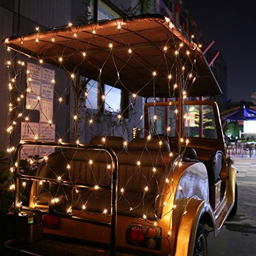 Lomotech Christmas Net Lights, 6ft x 4ft 150 Count Incandescent,Warm White - Image 5
