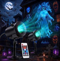 Halloween Projector Turn Your Home into a Haunted Wonderland Halloween, 10 Unique HD Projection Patterns, 32ft Uitra-Large Display Window Decorations Ghost Witch Lamp Decor Lights Garden Party，2 by Unknown