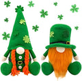 St Patricks Day Decorations - St Patricks Day Leprechaun Gnomes by Teeker