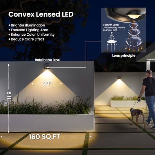 Solar Lights Waterproof IP65, Solar Stair Lights Outdoor Decor 6 Pack - Image 4