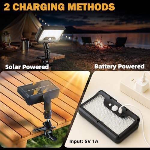 Clip-On Solar Light, Motion Sensor Outdoor Light, 1 Pack - Image 4