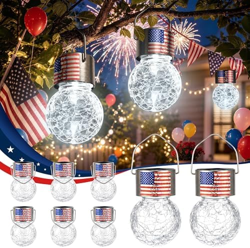 GIGALUMI Solar Hanging Lights for Outside Solar Lanterns Outdoor Waterproof by GIGALUMI