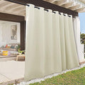 RYB HOME Extra Wide Outdoor Curtains for Patio Waterproof Privacy by RYBHOME