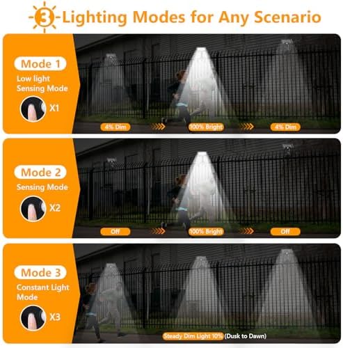 Solar Motion Lights Outdoor with Flexible Octopus Tripod (2 Pack, 6000K) - Image 6