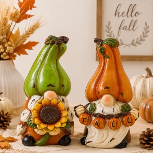 Fall Decorations Pumpkin Gnomes for Home Office Decor Autumn Gift by AllaboutGnomesDecor