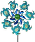 COOZZYHOUR 39" Sea Turtle Wind Spinners Garden Stake,Outdoor Wind Sculpture Yard Art Decorations for Patio,Lawn by COOZZYHOUR
