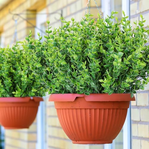 AmyHomie 20 PCS Artificial Flowers for Outdoors, UV Resistant Fake Plants - Image 4