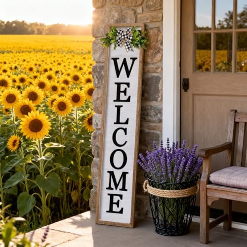 3D Outdoor Welcome Sign, 45"X9", Wood - Image 6