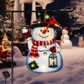 Lighted Christmas Snowman Garden Flag, 8 Modes Solar LED by Bringingjoytoyourhomelife