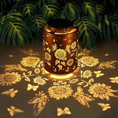 Solar Outdoor Lanterns Garden Decor LED Light Hanging Waterproof by Tepaken