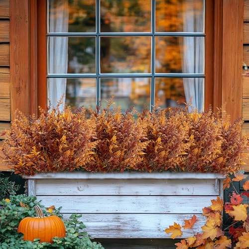 TURNMEON 20 Bundles Artificial Fall Flowers for Outdoors Fall Decorations - Image 6