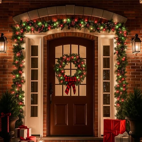 165 FT 500LED Red Green Warm String Lights Indoor Outdoor, Connectable Christmas Tree Lights Waterproof 16 Modes with Timer, Fairy Twinkle Light Plug in for Bedroom Wedding Party Xmas Decorations - Image 2