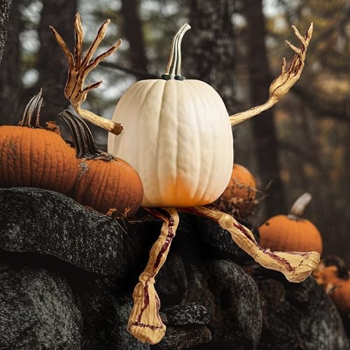 JOYIN Halloween Pumpkin Arms and Legs Set Decorations, Spooky Halloween Decorations for Pumpkin, Decorating Supplies Indoor Outdoor Home Party Fall - Image 6