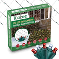 Christmas Light Net – 150 LED Red & White Mesh Lights - 4 ft x 6 ft – Outdoor/Indoor – Net Lights for Bushes, Hedges or Trees by Tupkee