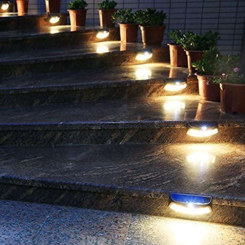 Solar Step Lights Outdoor, Motion Sensor Lights, Copper Outdoor Step Lights - Image 2