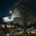 Outdoor White Star Galaxy Projector, AIRIVO Lights Projector, Christmas Snowflake Projector with Remote Control, Holiday Decor Garden Light for Home, Patio, Landscape by AIRIVO