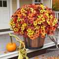 16 Bundles Artificial Fall Flowers for Outdorors by AWARDSEN
