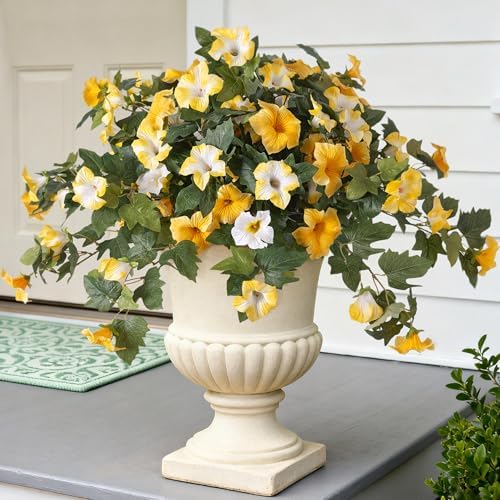 Ammyoo Artificial Fake Petunia Flowers for Outdoor Decoration by Ammyoo