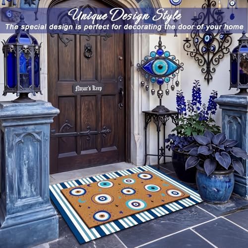 Tinideya 2 23.6 X 35.4 Inches Evil Eye Brown, Blue - Image 6