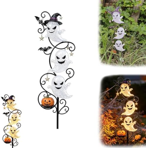 Halloween Decorations Outdoor-Solar Stake Lights Halloween Decor (15.75" H) by Unknown