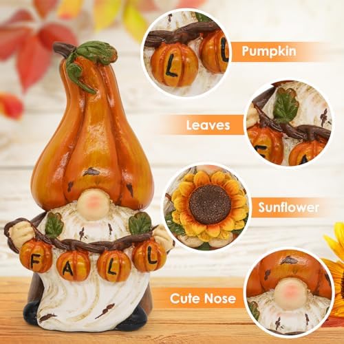 Fall Decorations Pumpkin Gnomes for Home Office Decor Autumn Gift - Image 3